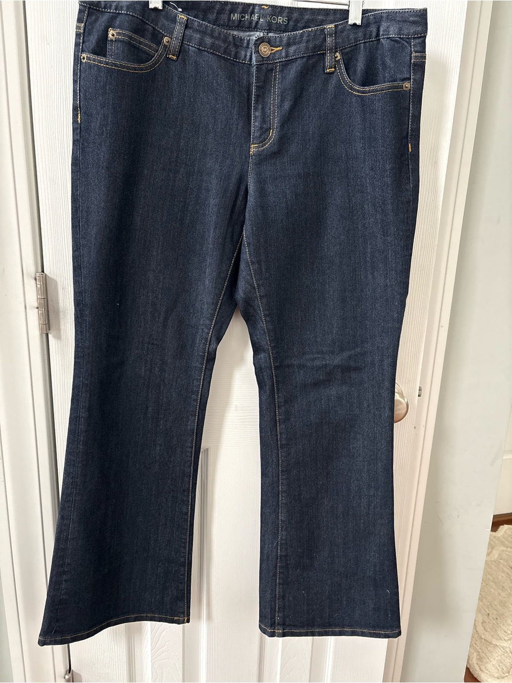 Michael Kors Dark Indigo Bootcut Jeans